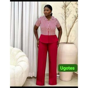 adorable and smart ladies top and trouser