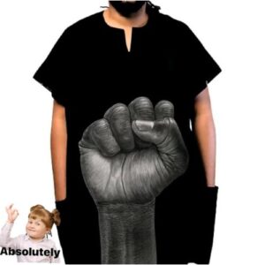 a4 fashion unisex classic native wear black with printing design